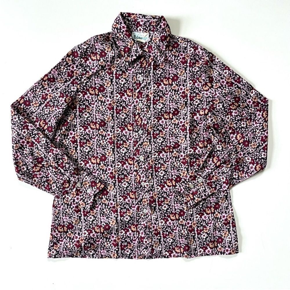 Vintage Floral Blouse